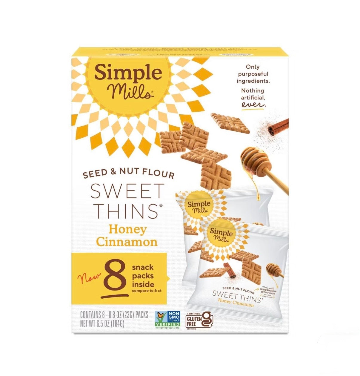 Simple Mills Sweet Thins 8 Pack