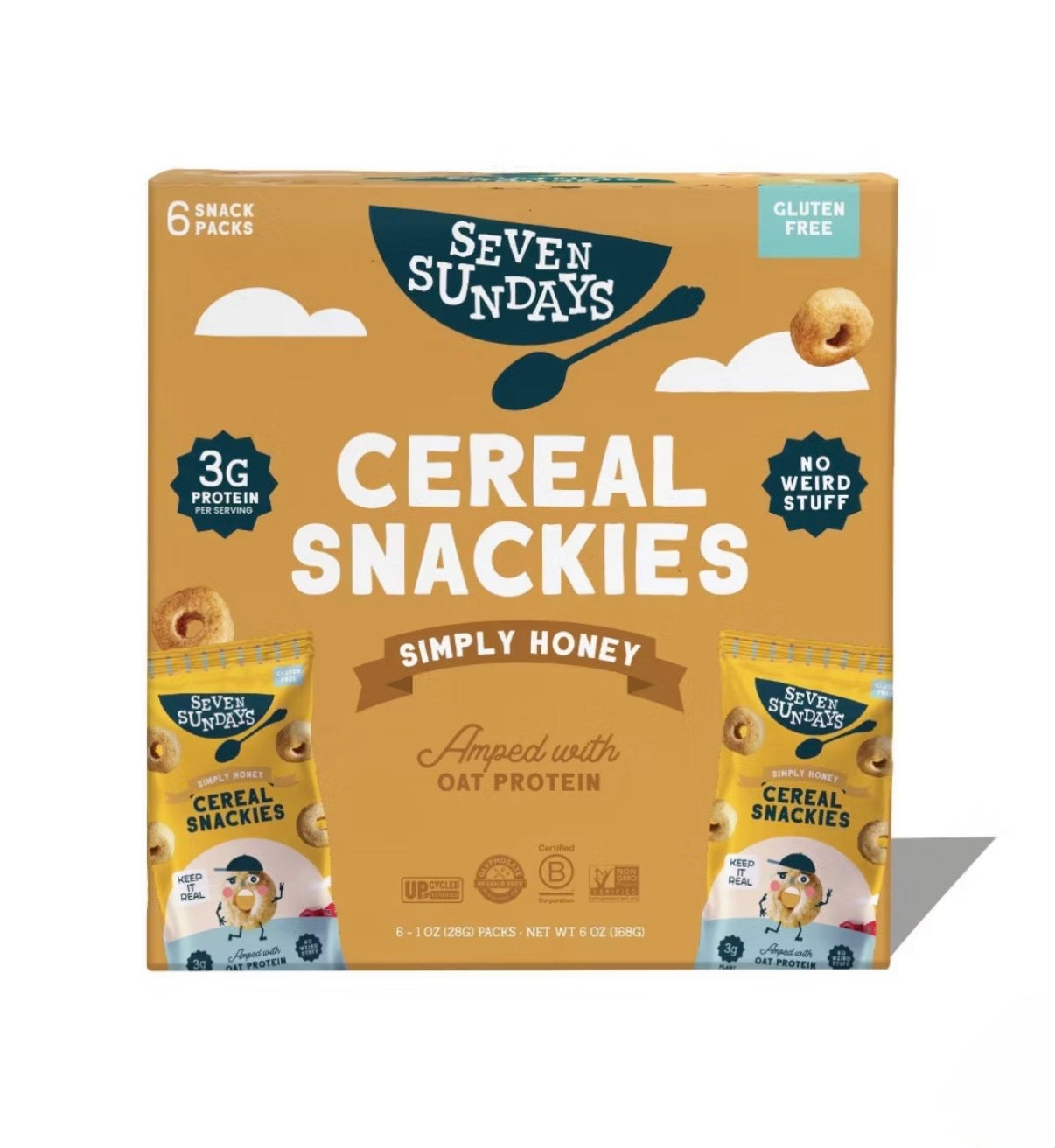 Seven Sundays — Simply Honey Cereal Snackies 6oz/6ct