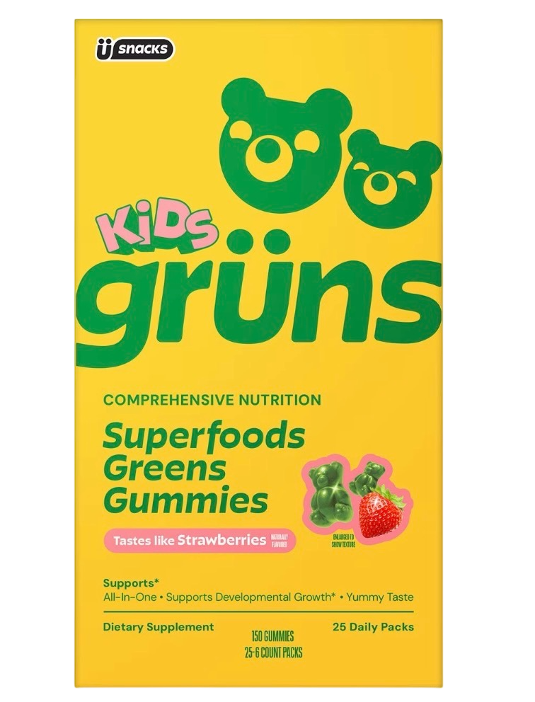 Grüns Kids Superfood Greens Gummies 25ct (Baby & Kids)