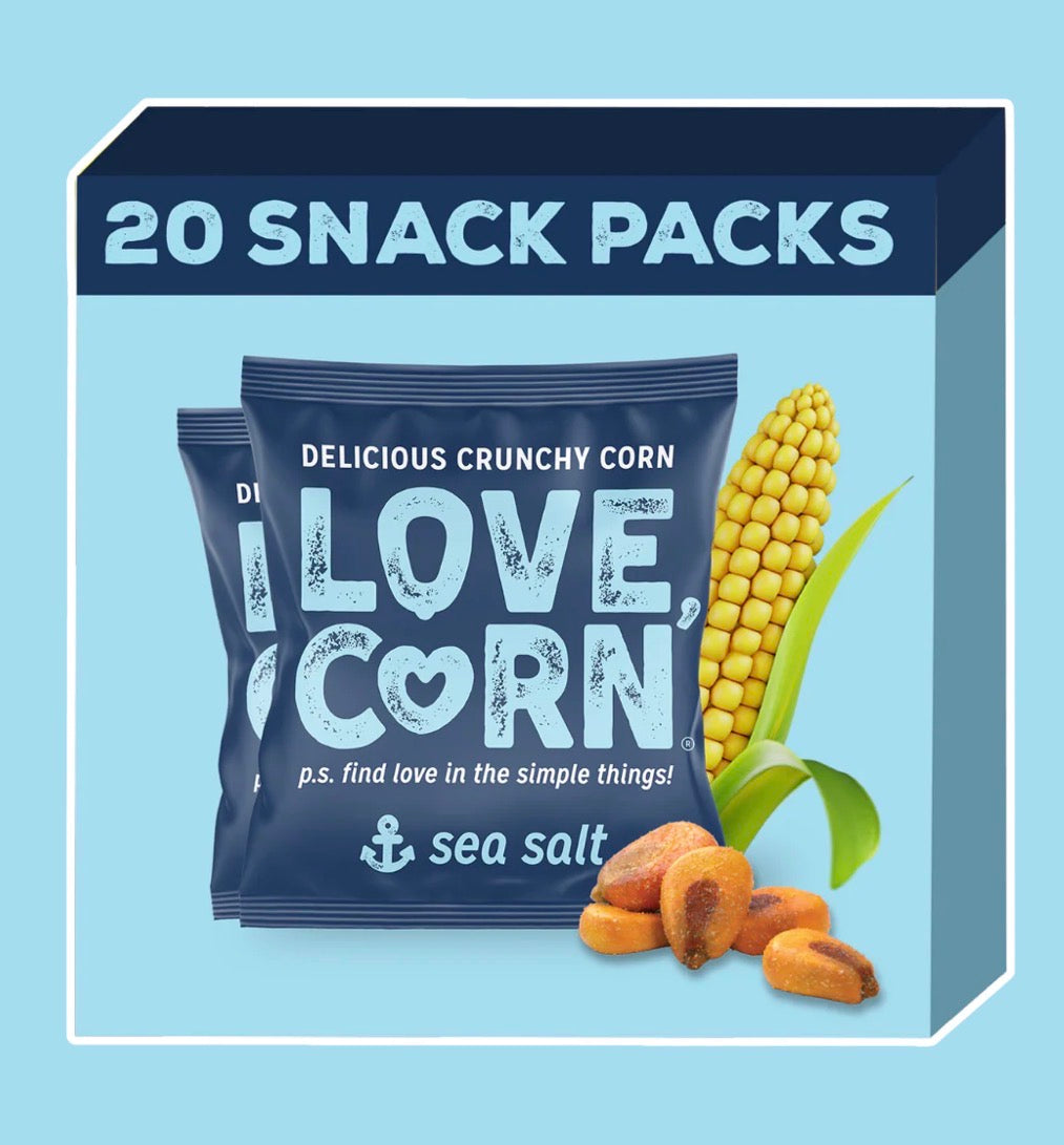 Love Corn — Sea Salt 20 Snack Packs
