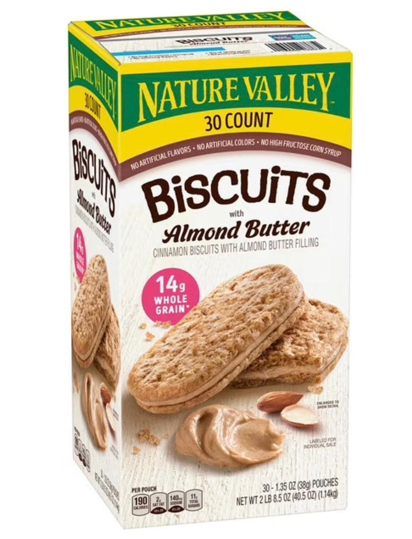 Nature Valley — Biscuit Sandwich Almond Butter 30ct