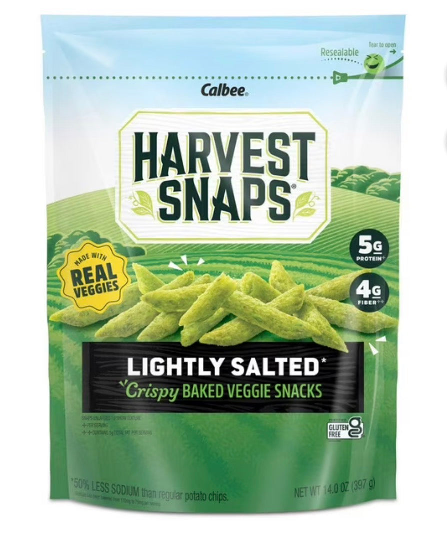 Harvest Snaps — Baked Green Pea Snacks 14oz