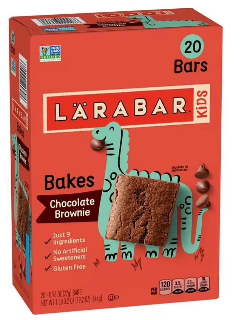 Larabar — Kids Bakes Chocolate Brownie 20ct