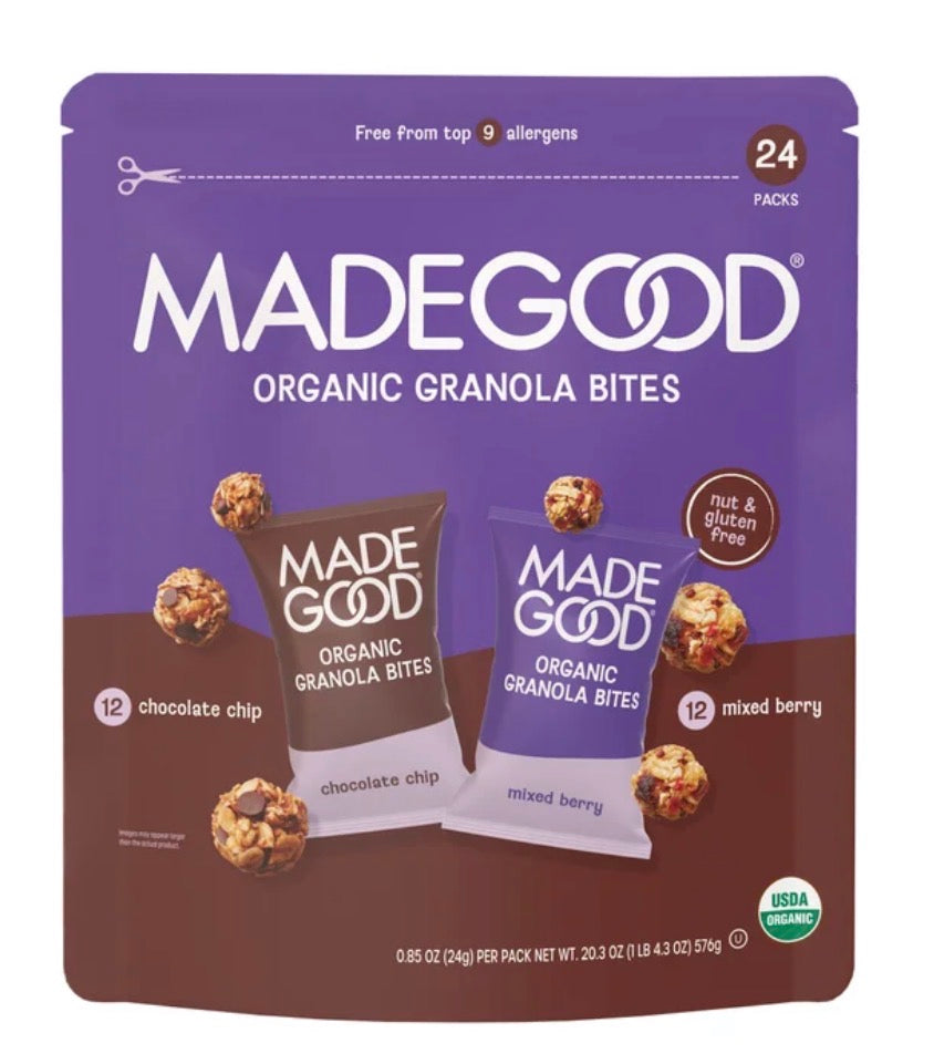MadeGood — Organic Granola Bites 24pk