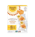 Simple Mills — Almond Flour Crackers Farmhouse Cheddar 6.5oz/8pk