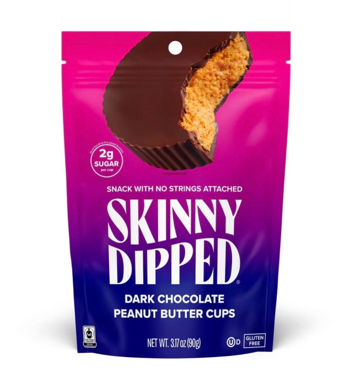 SkinnyDipped — Dark Chocolate Peanut Butter Cups