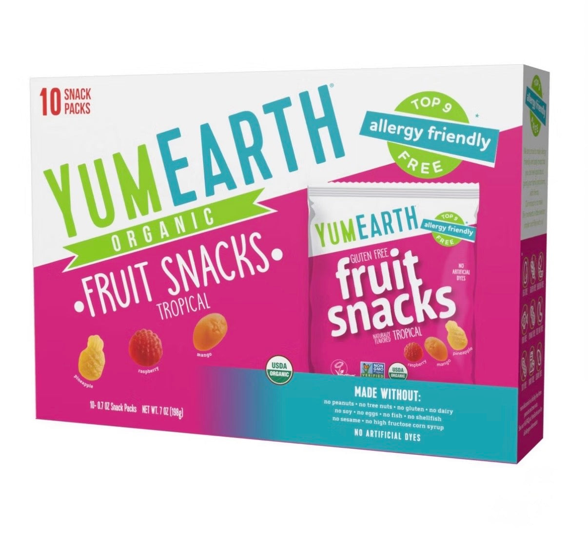 YumEarth — Tropical Fruit Snacks