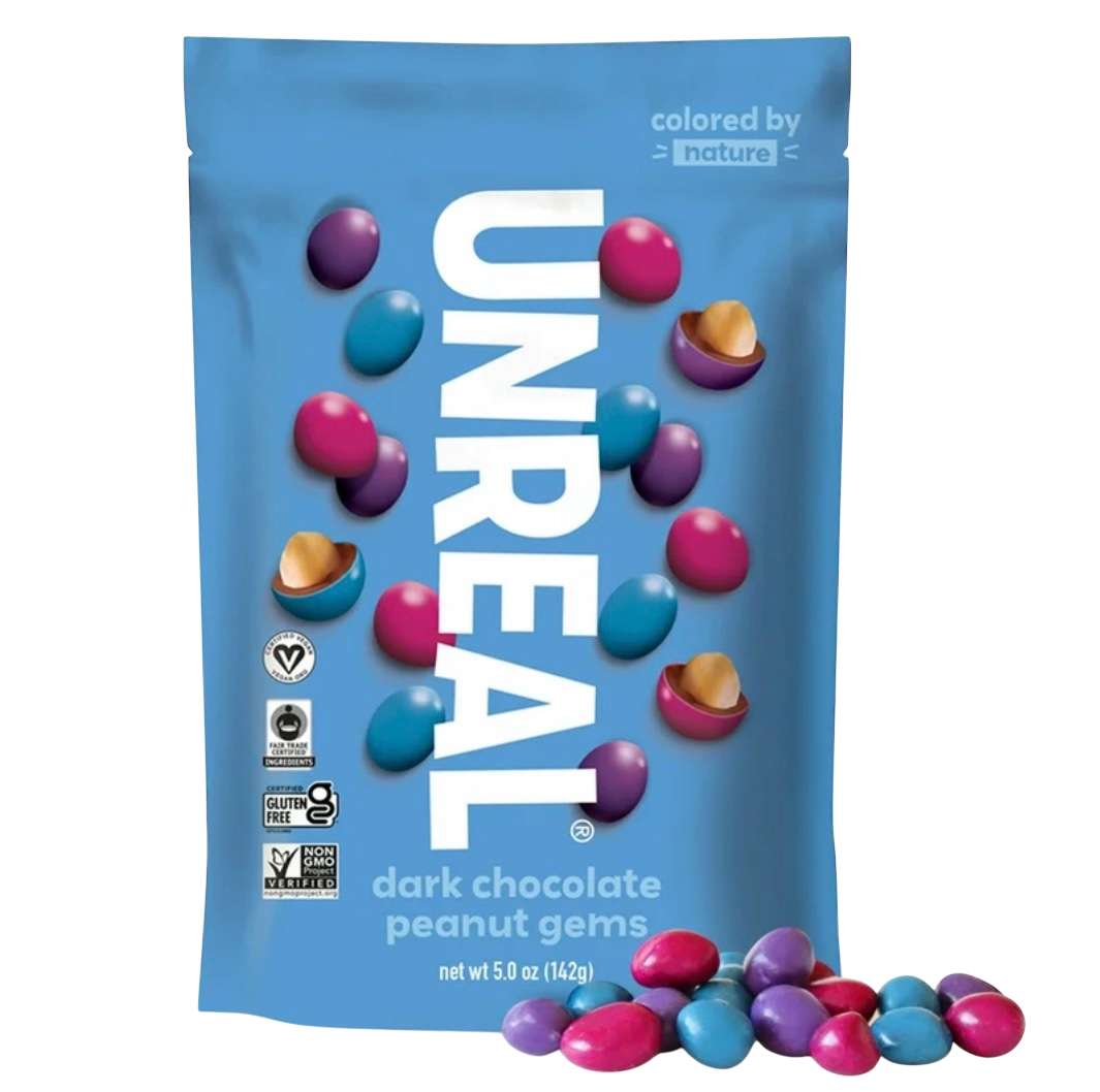 Unreal — Dark Chocolate Peanut Gems 5oz